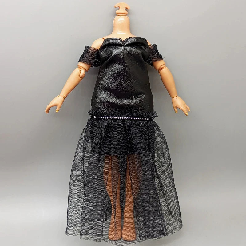 Handmade Doll Dresses & Shoes – Outfit for 28cm High School Dolls with Big Eyes & Long Eyelashes, Perfect Birthday Gift