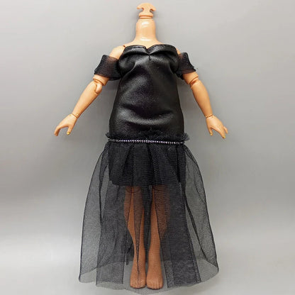 Handmade Doll Dresses & Shoes – Outfit for 28cm High School Dolls with Big Eyes & Long Eyelashes, Perfect Birthday Gift