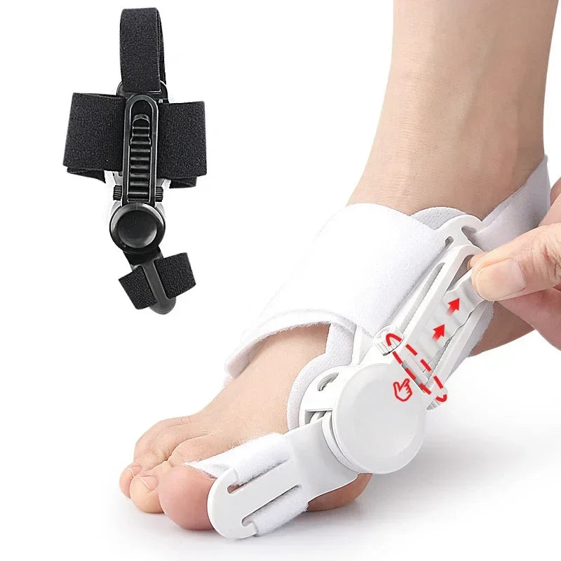 Bunion Corrector for Men & Women – Adjustable Hallux Valgus Toe Separator & Pedicure Straightener