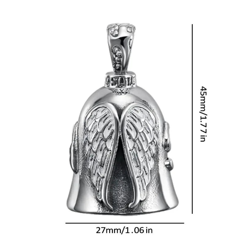 Angel Guardian Riding Bell — Portable Motorcycle & Bicycle Accessory, Perfect Gift for Bikers