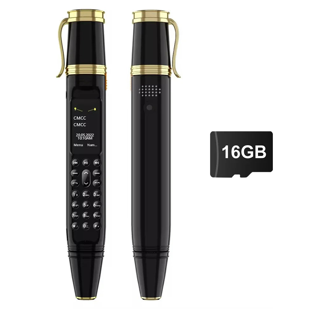 SERVO BM111 3-in-1 Magic Voice Pen Phone – Portable Dual SIM Mobile, Bluetooth Dial Recorder, and Original Telephone Device