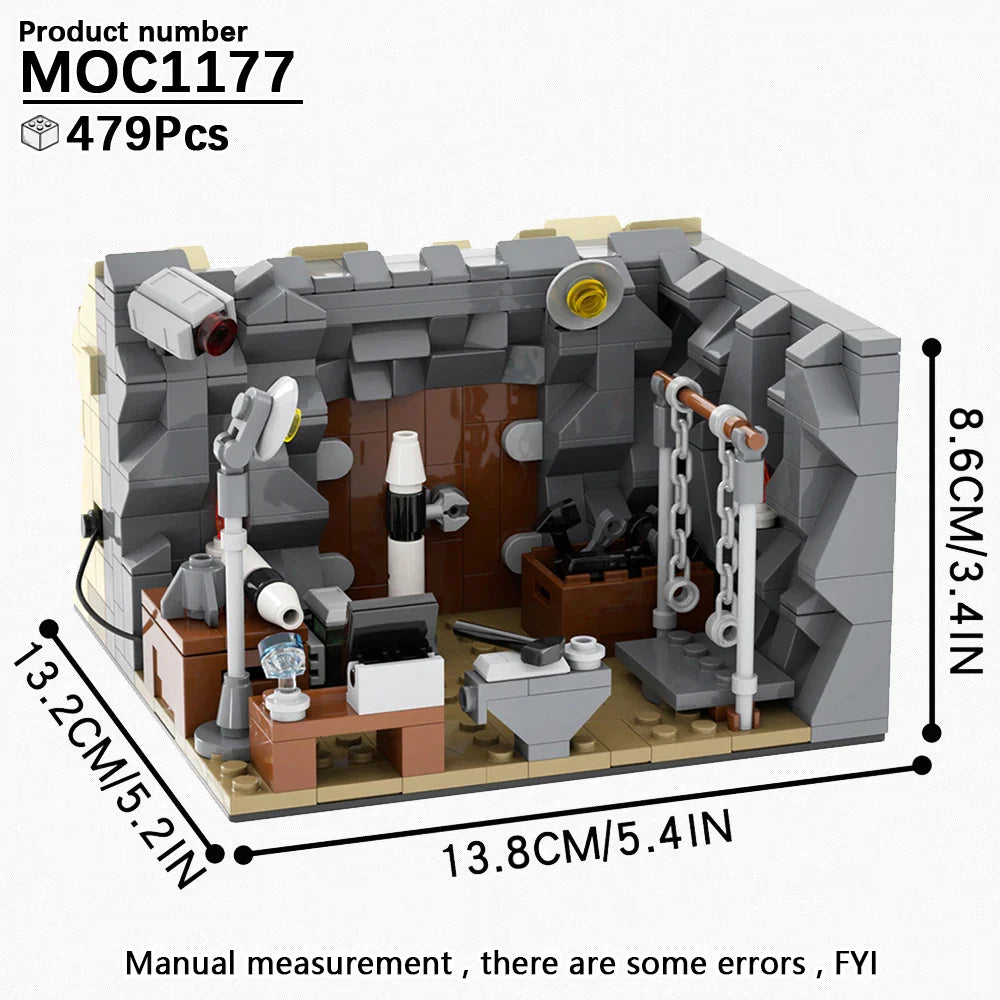 MOOXI Movie Series MOC BrickHeadz Building Blocks Set – DIY Educational Toy for Kids