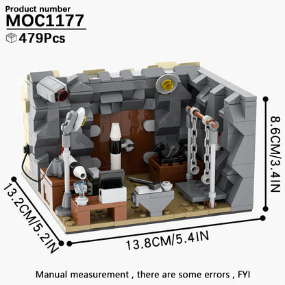 MOOXI Movie Series MOC BrickHeadz Building Blocks Set – DIY Educational Toy for Kids