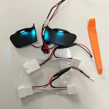 2PCS Front Door Bowl LED Lights – Interior Car Door Courtesy Lamp for Toyota Harrier XU60 2013–2019 Door Handle Lighting Accessories