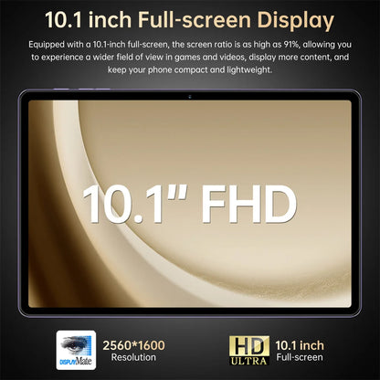 2026 Pad 25 Pro 10.1" Android Tablet – 22GB+2TB, 4G/5G Dual SIM, 10000mAh Kids & Global Version