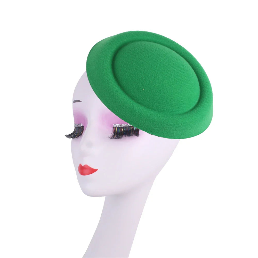 17CM Fascinator Bases for DIY Hair Accessories - Ladies' Wedding Hat, Millinery Cap for Bridal Chapeau