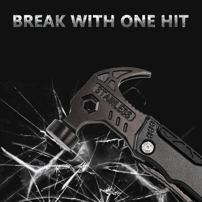 Multifunctional Pliers Multitool - Stainless Steel Claw Hammer with Nylon Sheath for Outdoor Survival, Camping, Hunting, and Hiking