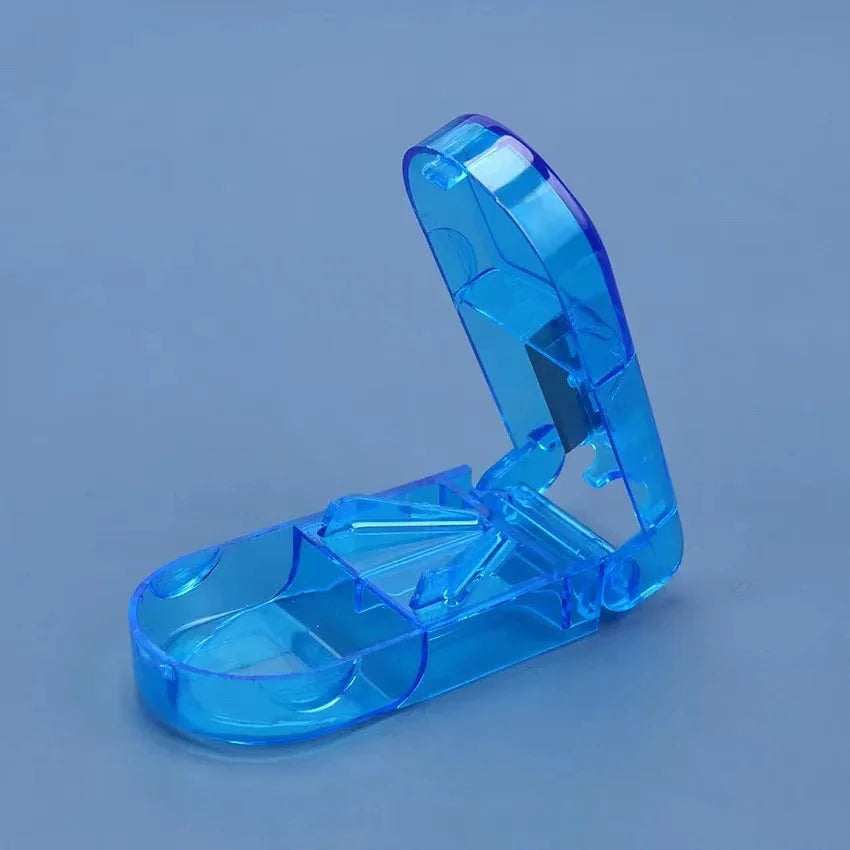 Portable Pill Cutter Box – Tablet Cutter & Medicine Holder for Easy Pill Splitting