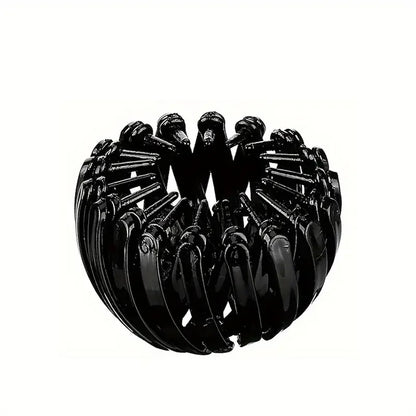 Bird’s Nest Hair Clip - Retro Geometric Elastic Ponytail & Bun Hair Accessory for Women