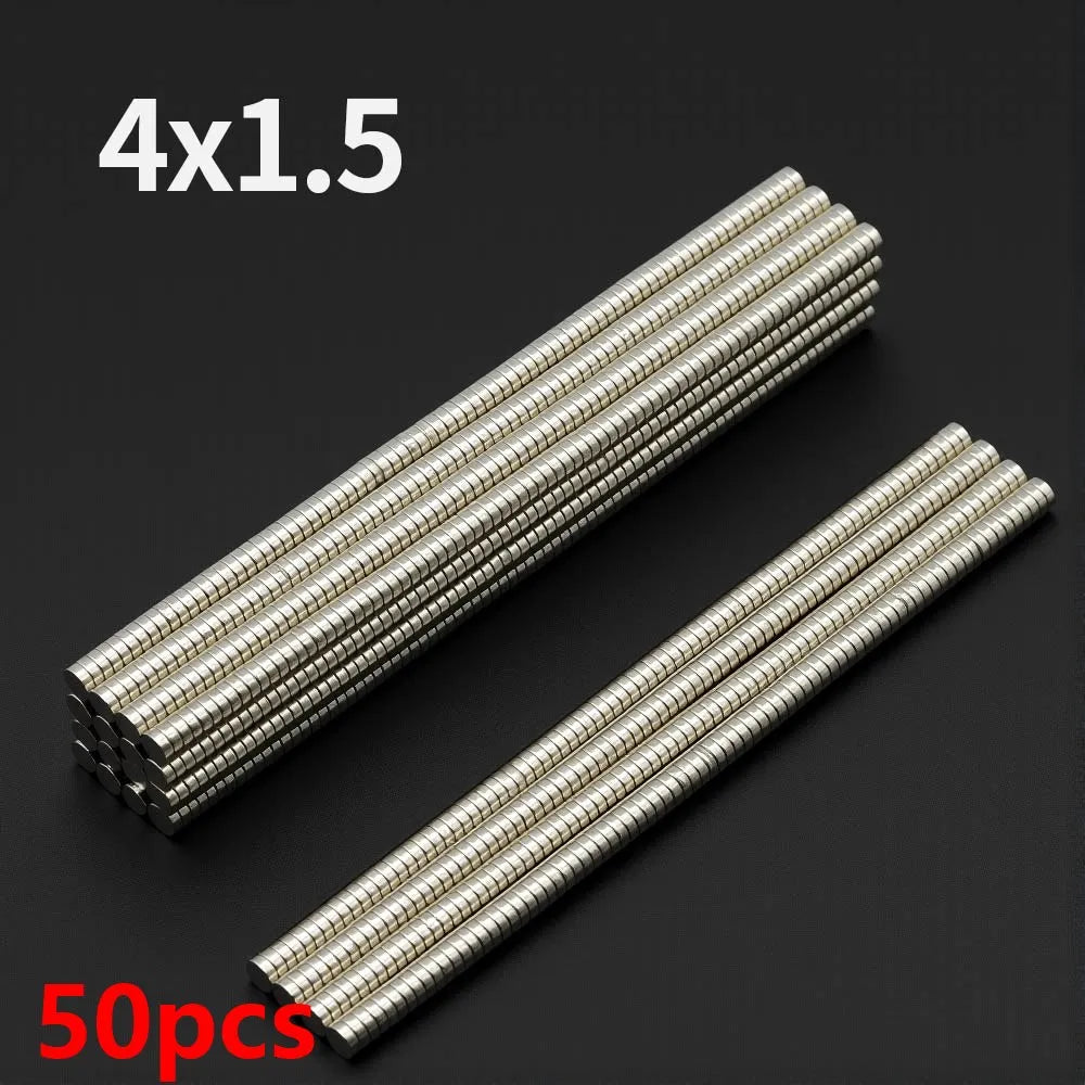 N35 Neodymium Round Magnets - Super Strong Permanent Fridge Magnets for DIY Crafts and Projects