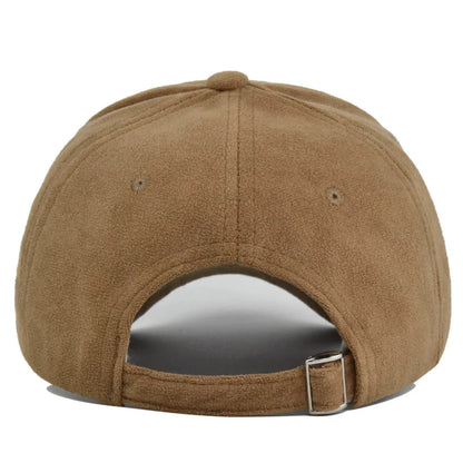Elevate Your Style: Fashion Suede Baseball Cap - Retro Snapback Hip Hop Hat for Men and Women, Adjustable Sun Visor for Street Style