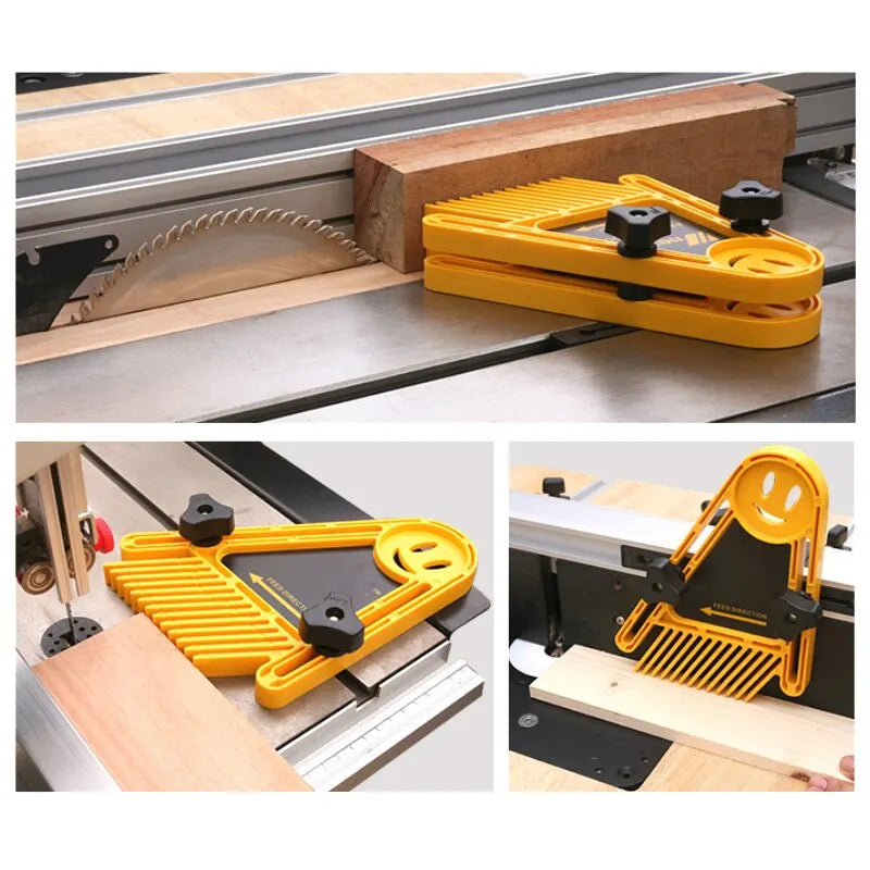 Multi-Purpose Feather Loc Board Set: Woodworking Double Featherboards for Miter Gauge Slot - Essential DIY Tools for Engraving Machines