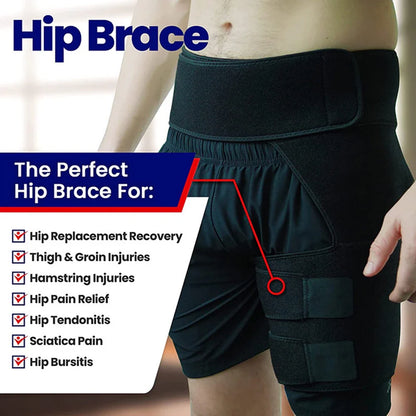 Tcare Sciatica Nerve Pain Relief Brace – Thigh Compression Wrap for Hip Joints, Arthritis & Groin Support