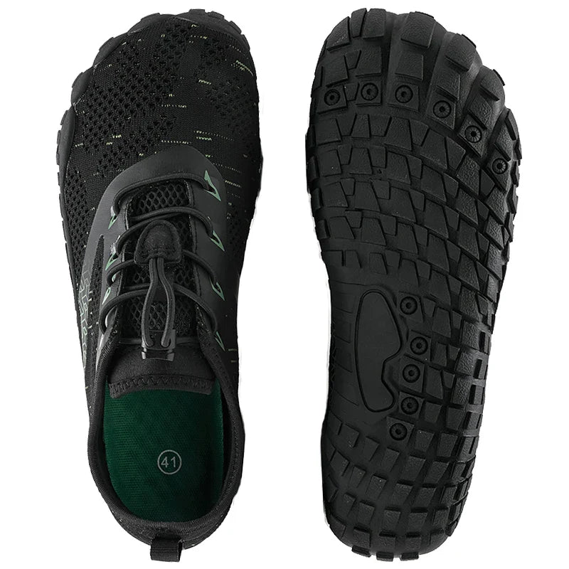 Men & Women Minimalist Trail Running Shoes — Barefoot Wide Fitness Gym Sneakers Low Drop Athletic