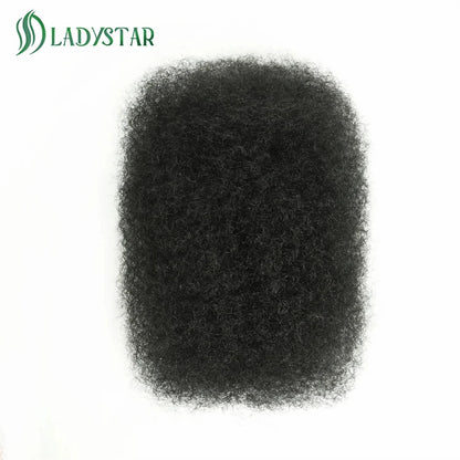Brazilian Remy Afro Kinky Curly Human Hair for Braiding & Dreadlocks – 30g Natural Color Bulk Hair Extension (No Weft, 1 Bundle)