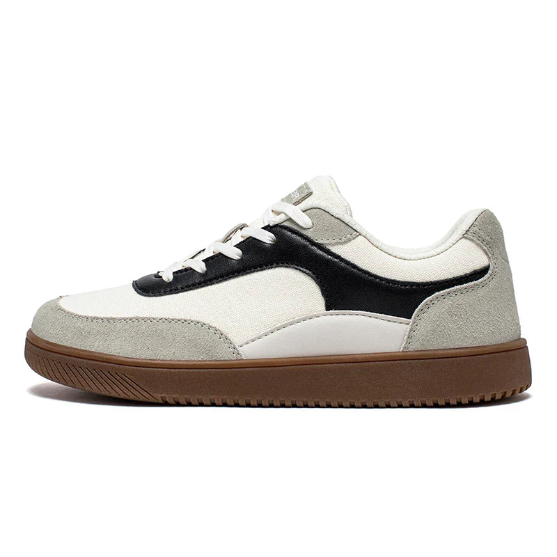 HOBIBEAR Unisex Wide Toe Sneakers — Minimalist Non-Slip Lace-Up Mesh Casual Shoes for Men & Women