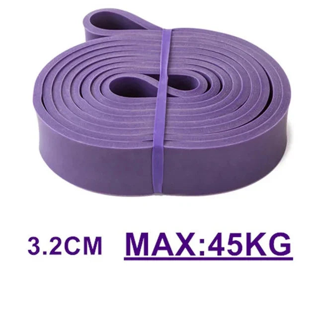 Heavy Duty Resistance Band — Latex Elastic Pull-Up Assist Belt for Pilates, Workout & Home Gym Fitness