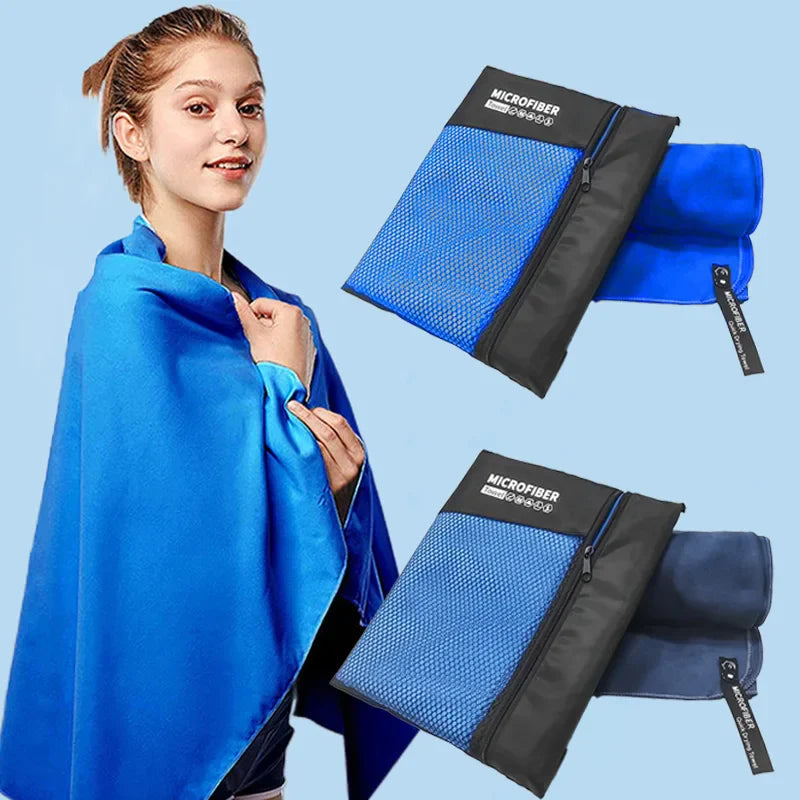 Microfiber Quick-Drying Travel Towel – Super Absorbent Ultralight Towel for Yoga, Swimming, Gym – High Quality 30x30cm 40x80cm