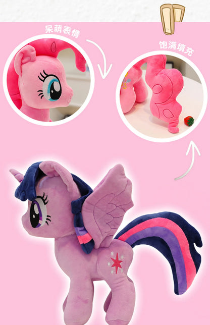 My Little Pony Rainbow Dash & Applejack 28cm Plush Toy – Soft Stuffed Animal Gift