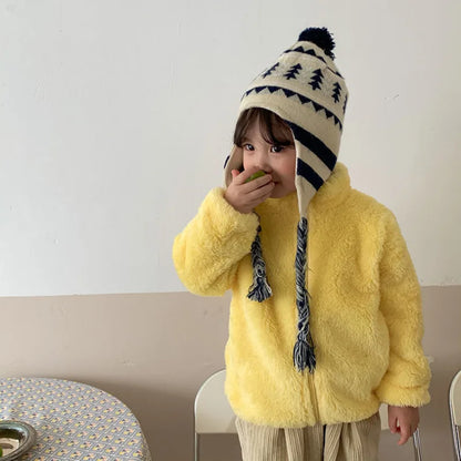 Kids Winter Coats 2024 - New Warm Fleece Jacket for Boys & Girls, Autumn & Spring Outerwear for Children