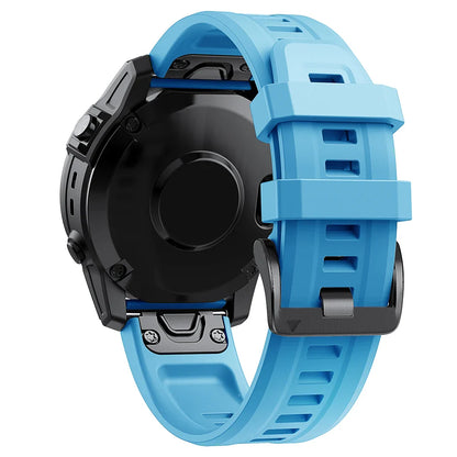 QuickFit Silicone Watch Strap 26mm 22mm for Garmin Fenix 7X 7 Pro 6X 6 5X 5 Plus 8 – Durable Replacement Sport Watchband