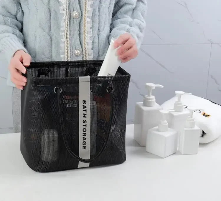 Large Capacity Cosmetic Bag - Portable Travel Wash Handbag, Transparent Shower Makeup Pouch, Unisex Toiletries Organizer