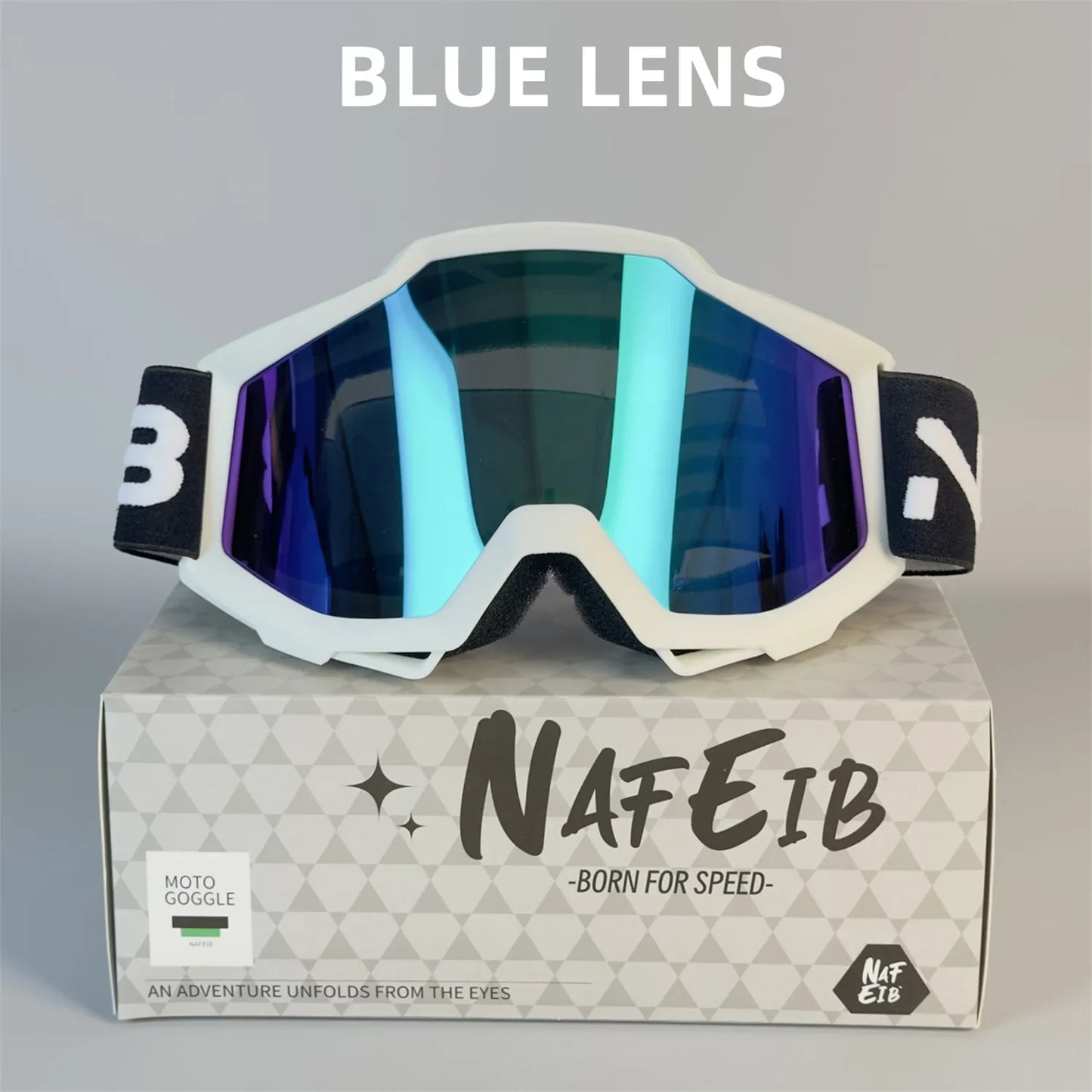 NAFEIB N17 Motorcycle Goggles – Motocross, Cycling & Off-Road Sport Glasses for MTB, ATV & Dirt Bike