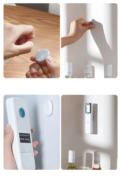 Magnetic Wall Hooks — Strong Invisible Holder for Keys, Remotes & Home Organization