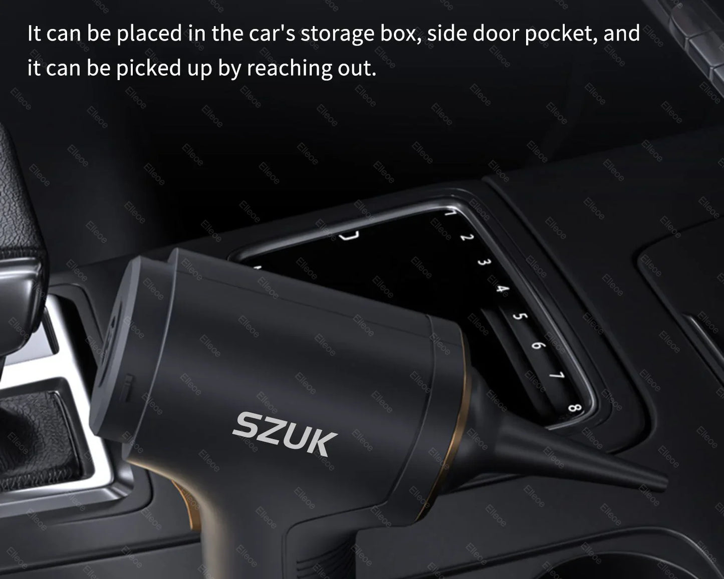 SZUK 18000PA Mini Portable Wireless Car Vacuum Cleaner – Powerful Handheld Cleaning Machine