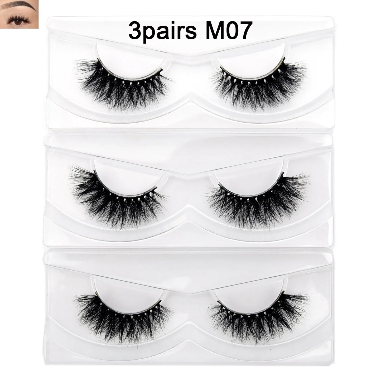 Visofree 13mm 3D Mink Eyelashes – Natural Long Handmade Cruelty-Free False Lashes for Makeup G04