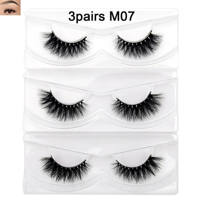 Visofree 13mm 3D Mink Eyelashes – Natural Long Handmade Cruelty-Free False Lashes for Makeup G04