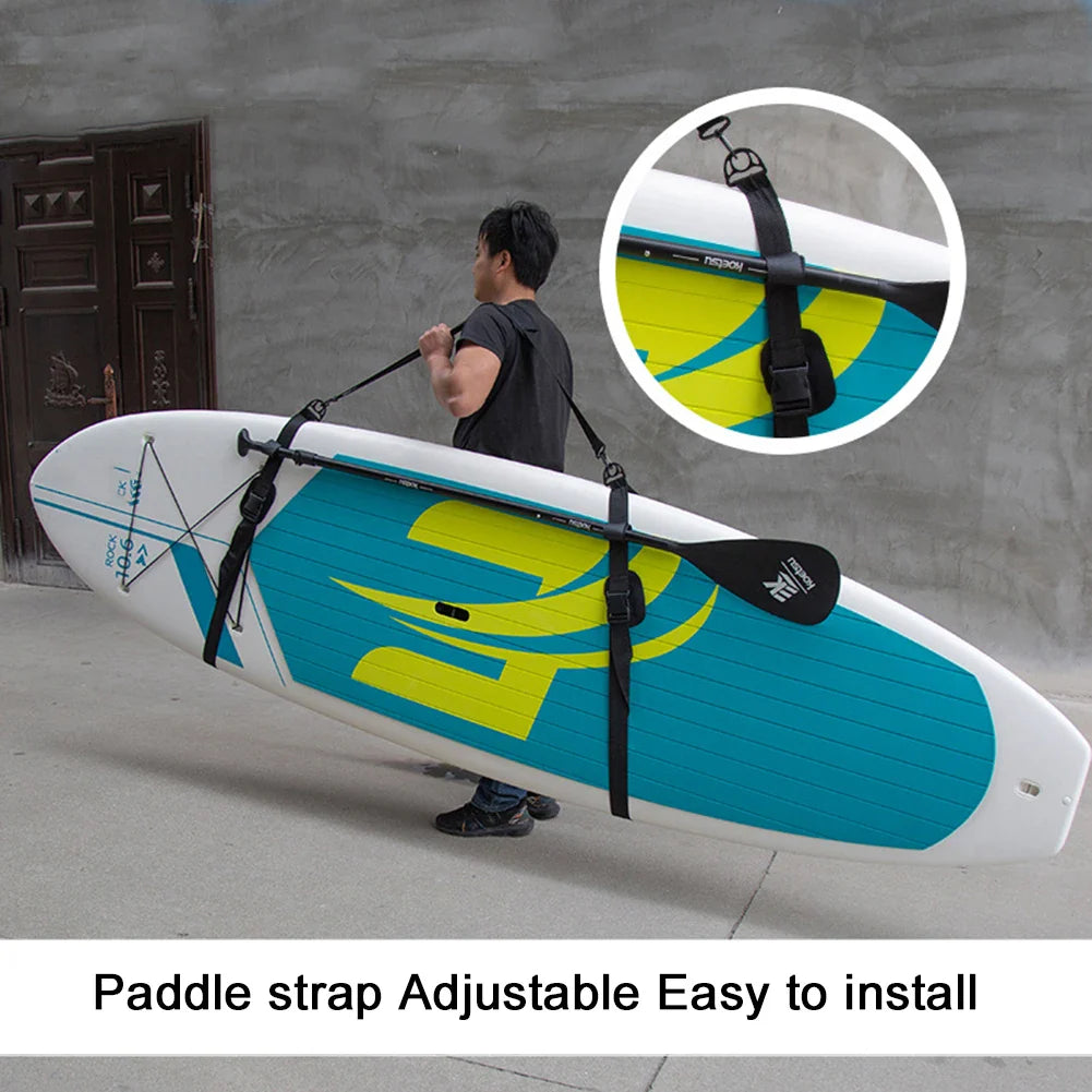 Adjustable Surfboard Shoulder Strap – Carry Sling for Paddleboard, Surfboard, Wakeboard, Kayak & Surfing Gear