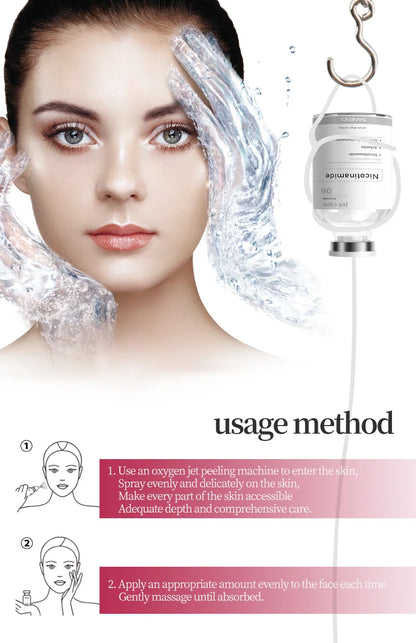 Hyaluronic Acid Oxygen Serum Ampoule — Anti-Aging Skin Spray with Salmon DNA & Copper Peptide GHK-Cu