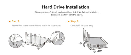 IMOU 10/18CH Wireless NVR – Dual-Band 2.4/5GHz Wi-Fi Network Security System, Metal Shell