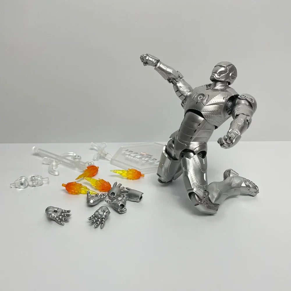 ZD Toys 7" Iron Man Action Figures – Joint Movable MK1 to MK50 Movie Collectible Dolls