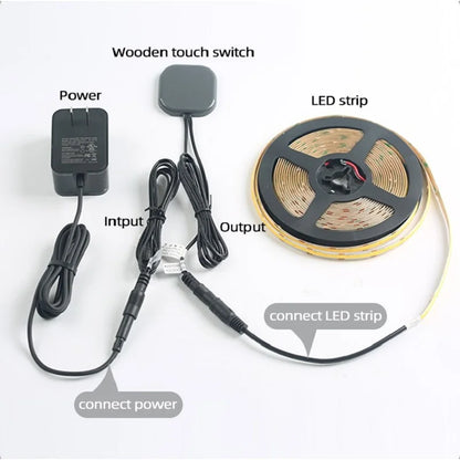 40mm Penetrating Touch Sensor Switch – 12V/24V 60W Induction LED Switch for Wood, Stone & Plastic Boards