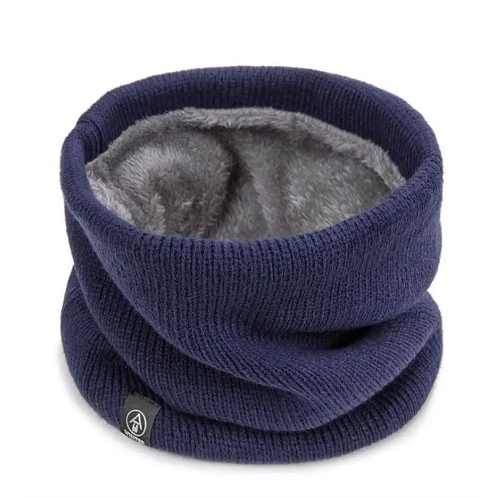 Soft Knitted Neck Warmer for Men & Women - Thick Winter Sports Scarf for Running, Skating & Hiking