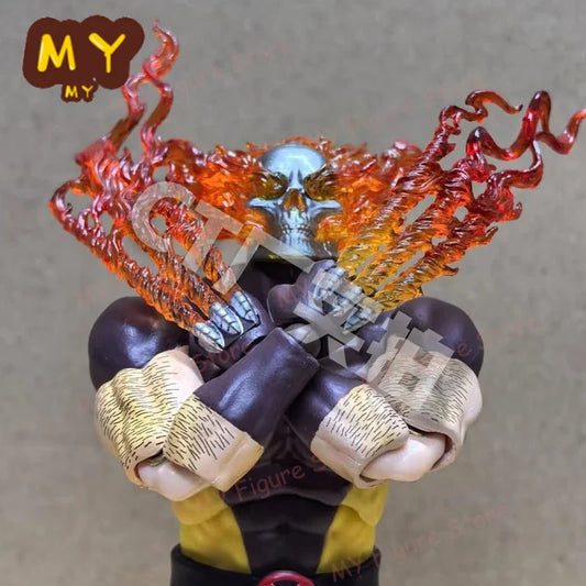 New Hellverine CT Toys Wolverine Figure – Brown Comic X-Men Mafex 138 SHF Anime Action Figurine, Ko Model Statue & Toy Gifts