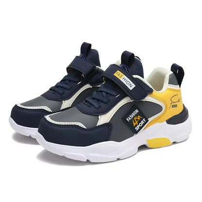 Four Seasons Kids Sports Shoes — Boys' Lightweight Running & Leisure Sneakers, Breathable Outdoor Casual Shoes