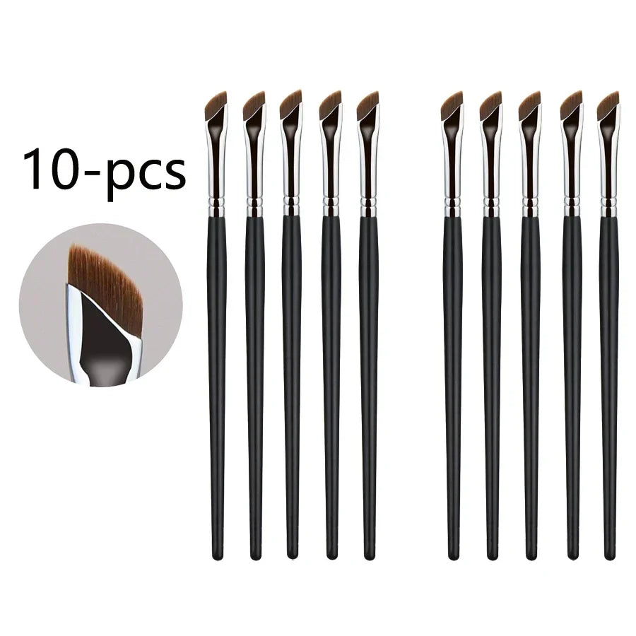 Upgrade Blade Eyeliner Brush | Ultra-Thin Fine Angle Flat Brush for Eyebrows & Under-Eye Makeup | Precise Detail White Brush