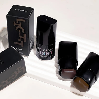 High-Light Trimming Stick Contour Shadow Cream - Natural Nude Makeup, Three-Dimensional Brightening Lying Silkworm Contour Stick