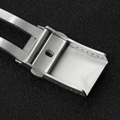 Watchdives Stainless Steel Watch Clasp – 16mm/18mm/20mm/22mm Folding Safety Milled Deployant Replacement Buckle