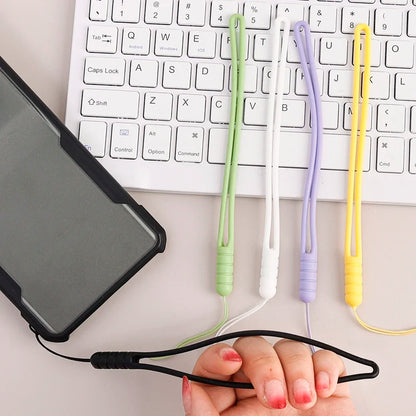 5/1PCS Silicone Phone Strap – Portable Hand Wrist Lanyard Chain for iPhone, Xiaomi, Samsung – Universal Anti-Lost Ropes