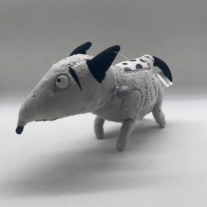 25cm Frankenweenie Sparky Dog Plush Toy – Soft Stuffed Animal Doll for Kids Birthday Gifts, Tim Burton Anime Collectible