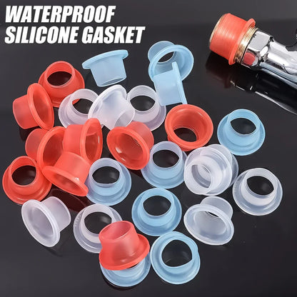 100/10PC Leak-Proof Faucet Sealing Gaskets – Rubber & Silicone Washers for Plumbing Hose Leak Prevention