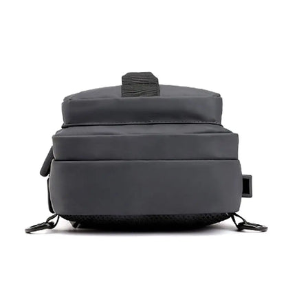 Men's Anti-Theft Sling Chest Bag – Crossbody Messenger Backpack with USB Charging Port