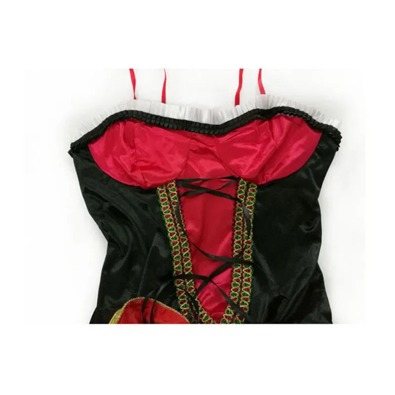Little Red Riding Hood Costume - Women's Halloween Cosplay Dress & Cloak Set