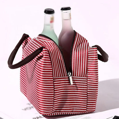 Insulated Lunch Cooler Bag - Portable Thermal Food Storage Tote for Work, School & Travel