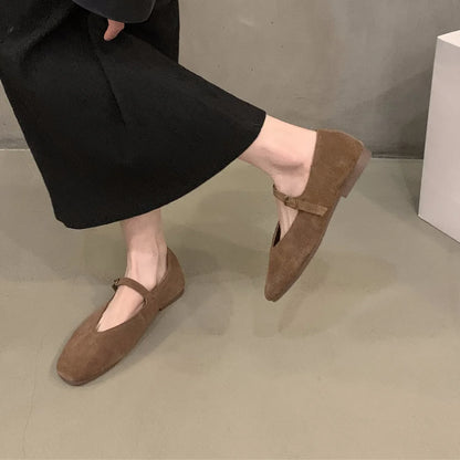 Bailamos 2024 Women's Flats – Round Toe, Slip-On Casual Ballet Shoes, Soft Leather Elegant Dress Shoes