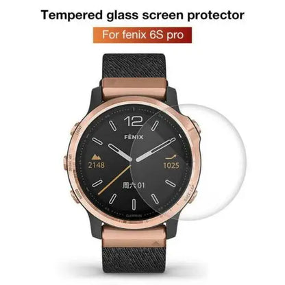 Tempered Glass Screen Protector for Garmin Fenix 8 7 6 Series – HD Sapphire Film for 43mm, 47mm, 51mm Smartwatch